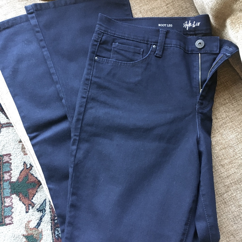 Style & Co Boot Leg boot cut jeans sz 14
